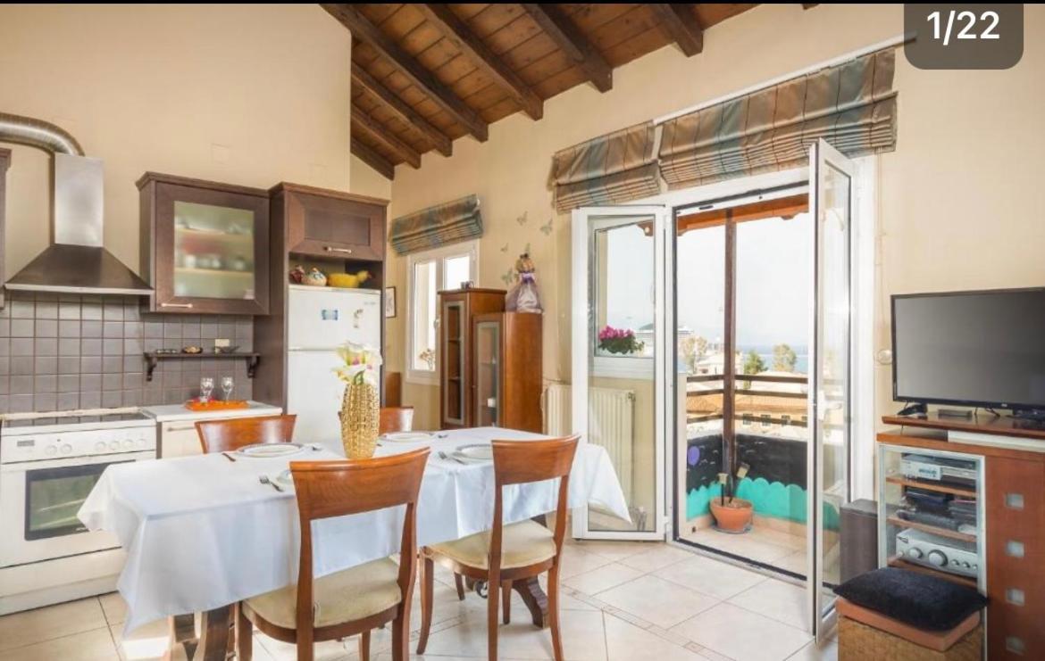 Makis Sea-View Apartment-Corfu Port Mantouki Екстер'єр фото