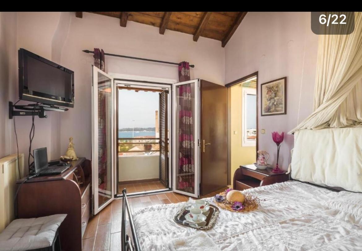Makis Sea-View Apartment-Corfu Port Mantouki Екстер'єр фото